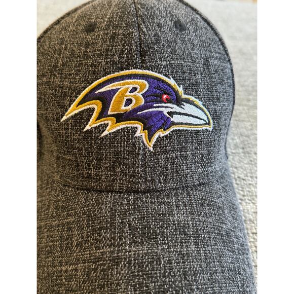 Like New Gray Tweed Baltimore Ravens Adjustable Hat - Picture 2 of 5